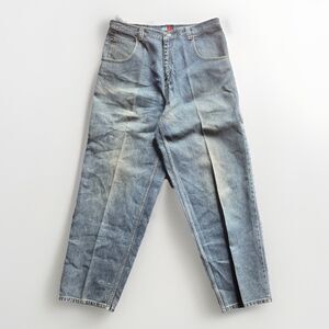 Vintage Tommy Hilfiger Jeans Baggy Carpenter Y2K Men's Size 36x32 Light Wash